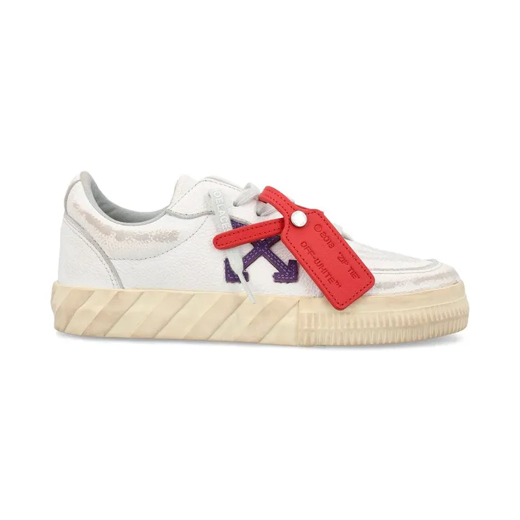 OFF-White Vulcanized Low Distressed White Purple (OWIA272F23LEA0030137)
