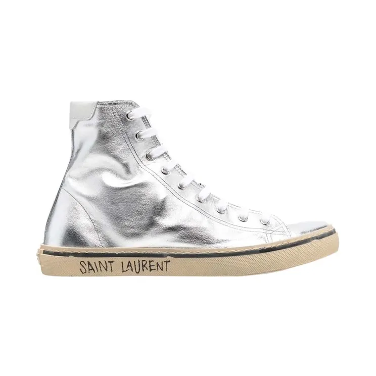 Saint Laurent MALIBU Sneakers Silver (711267AAAS71462)