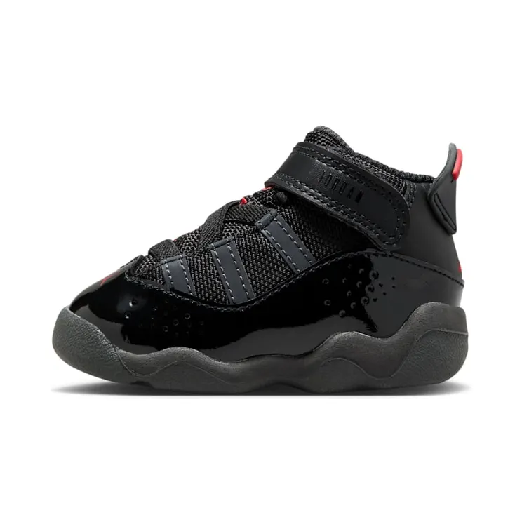 Jordan 6 Rings TD “Black Anthracite Fire Red” (323420-026)