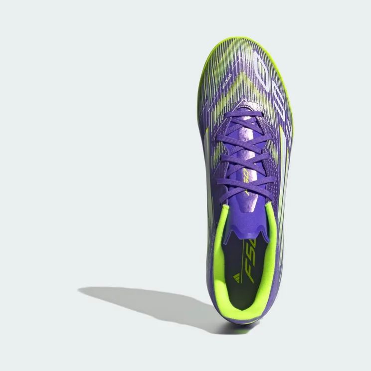 adidas F50 League Turf Boots “Purple Rush / Cloud White / Lucid Lemon” (JH7724)