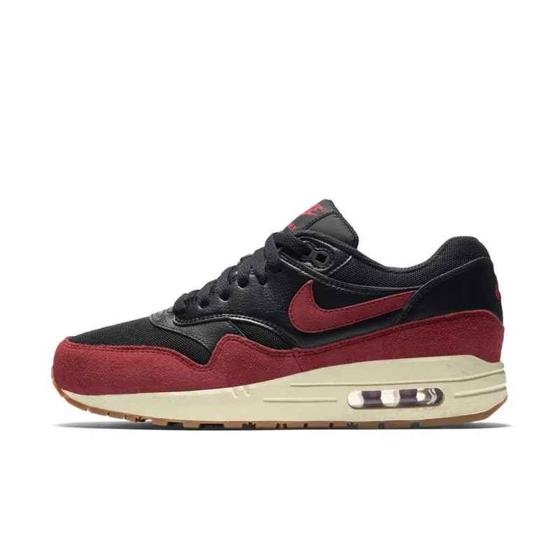 Nike Air Max 1 Black Red Sail (W) (599820-018)