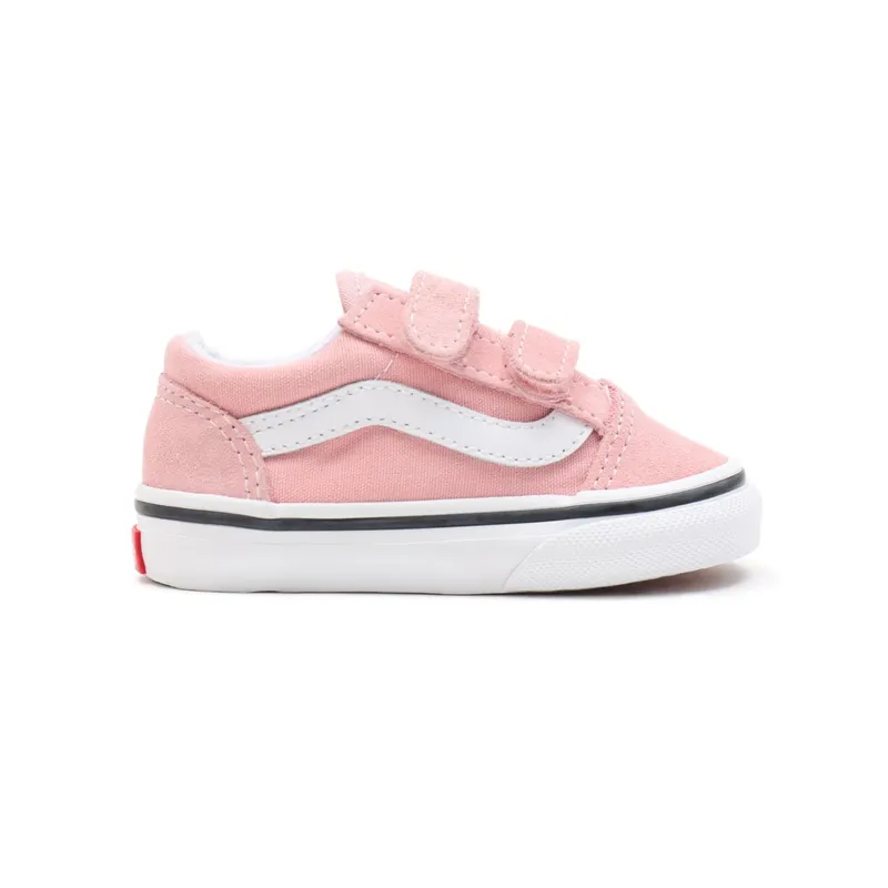 VANS Old Skool Velcro Peuterschoenen Pink (VN000D3Y9AL)