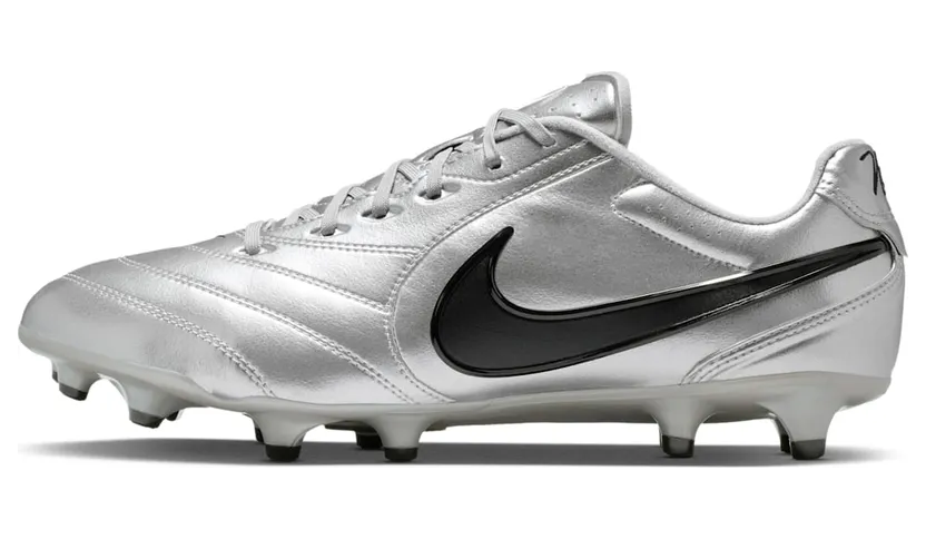 Nike Tiempo Ligera Pro Metallic Silver – Firm Ground “Metallic Silver / Black” (HQ3158-001)