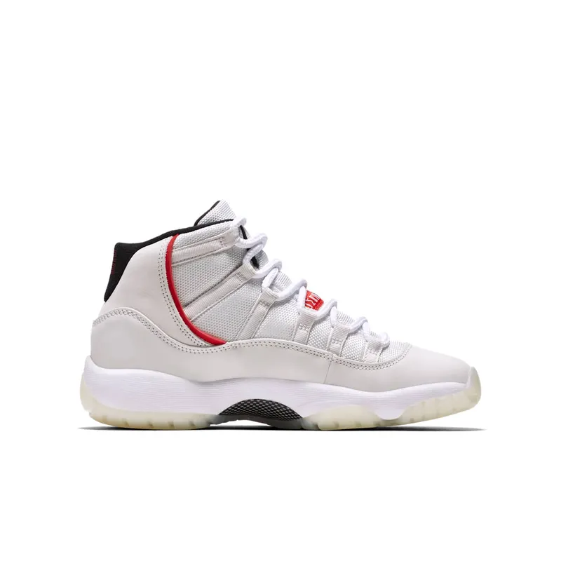 Jordan 11 Retro Platinum Tint (GS) Platinum Tint/University Red-Sail (378038-016)