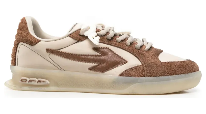 Off-White Arrows panelled sneakers – Beige (OF06005210)