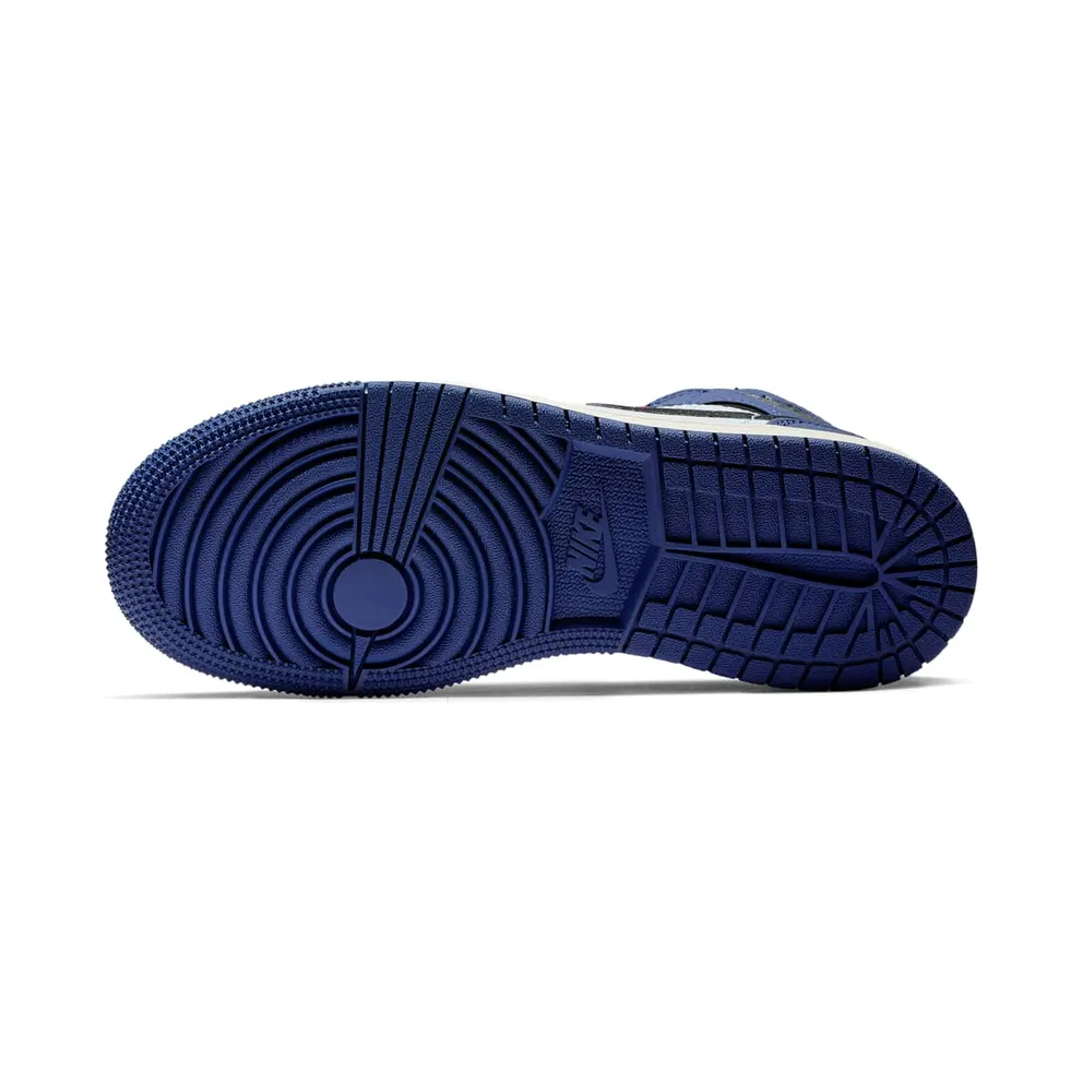 Jordan 1 Mid SE Deep Royal (GS) Deep Royal Blue/Black (BQ6931 400)