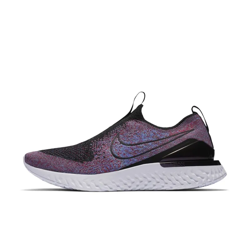 Nike Epic Phantom React Flyknit Black University Red Hyper Jade (W) Black/Black-University Red-Hyper Jade-Sapphire (BV0415-002)
