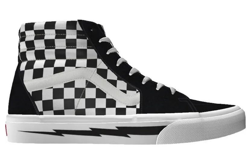 VANS Gepersonaliseerde Lightning Bolt Sk8-hi Zwart (VN0A3CST886)