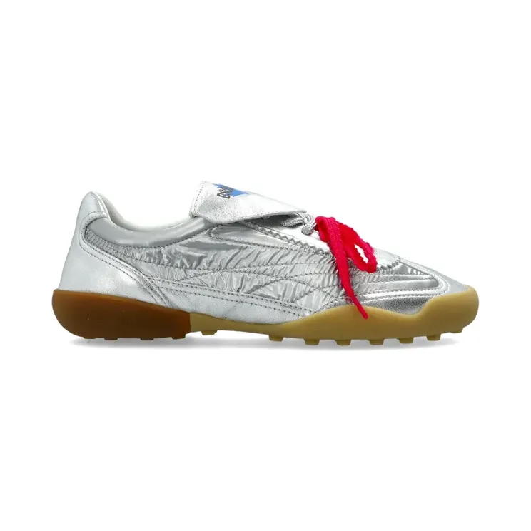 DSQUARED2 Leren met ruches “Silver” (SNW032550108707)