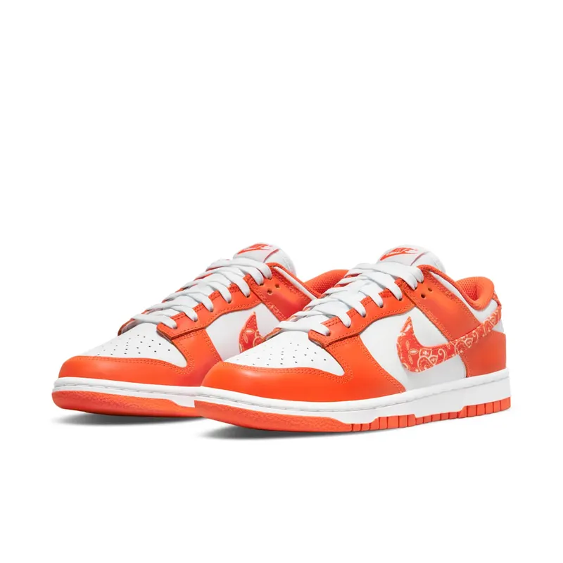 Nike Dunk Low Essential Paisley Pack Orange – “Orange / White” (DH4401-103)