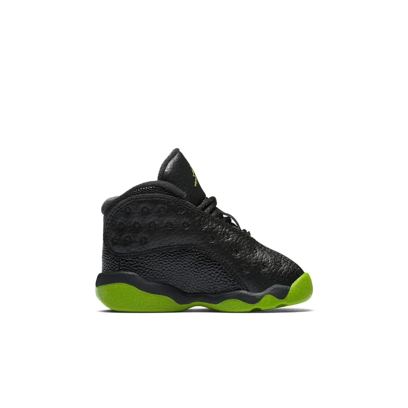 Jordan 13 Retro Black White Altitude Green (414581-042)