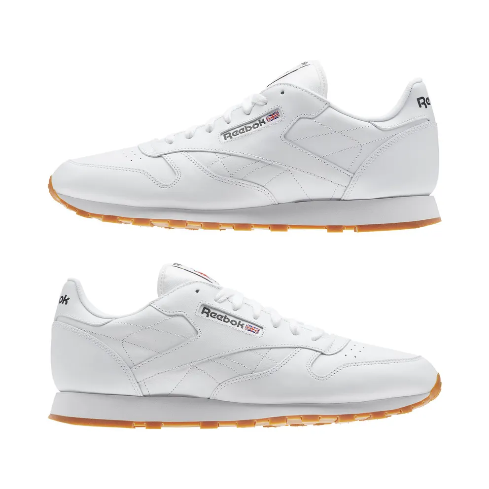 Reebok Classic Leather White White/Gum (Other Brands Reebok)