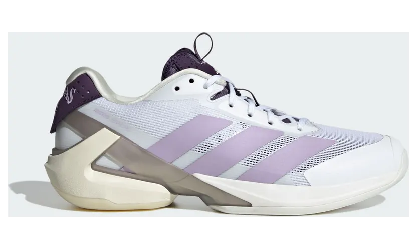 Adidas Adizero Ubersonic 5 Tennisschoenen Cloud White / Powder Plum / Aurora Plum (JQ6351)