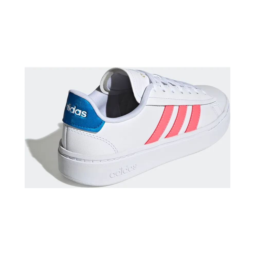 Adidas Grand Court Alpha Cloud White / Acid Red / Blue Rush Met (GY8030)