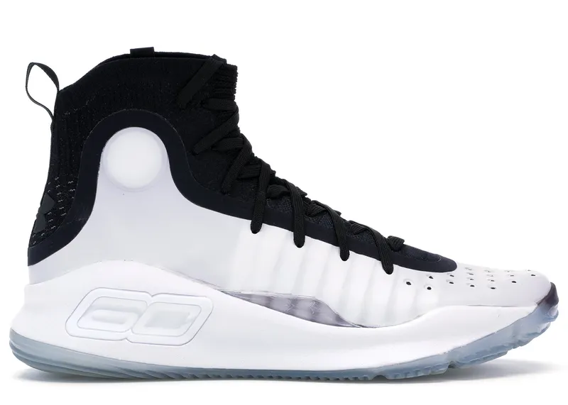 Under Armour Curry 4 White Black White/Black (1298306-007)