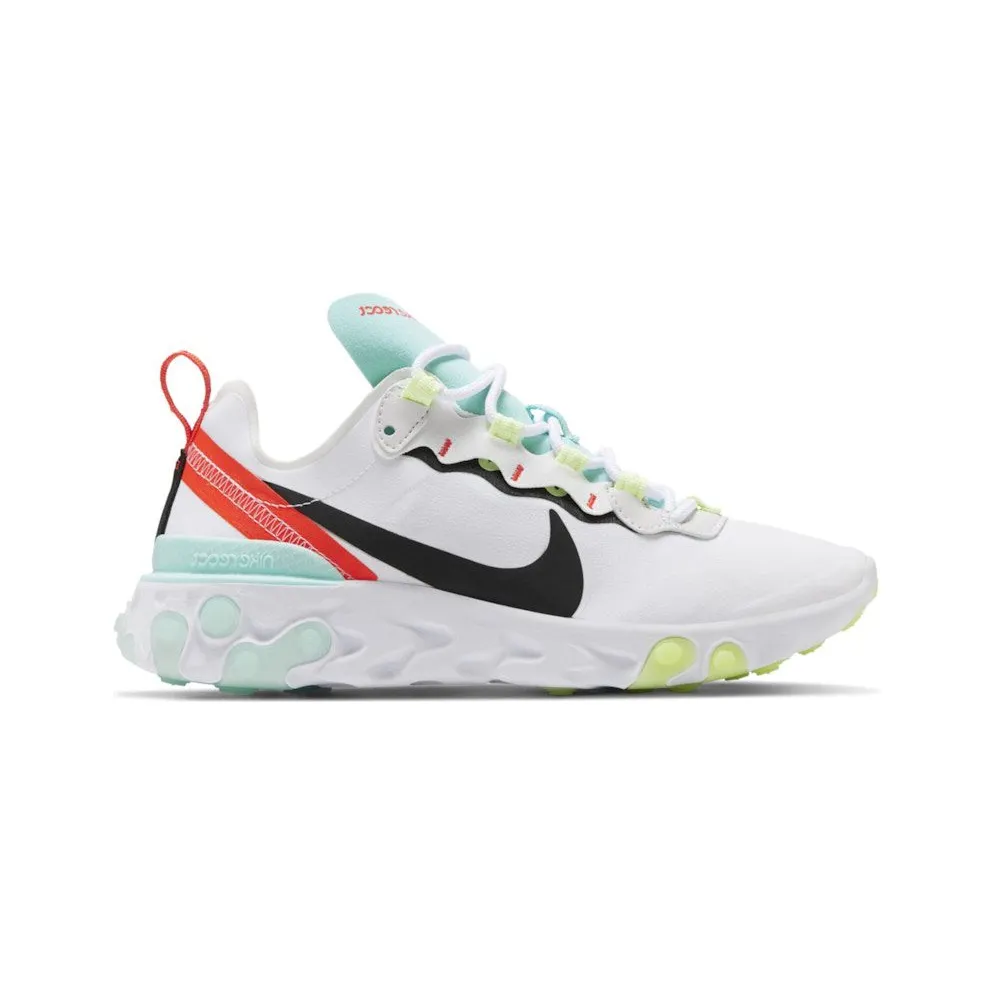 Nike React Element 55 White Black Blue (DB5926-101)