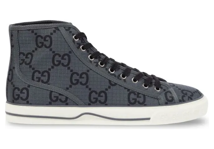 Gucci Tennis 1977 High GG Monogram Black (771463FACTD144)