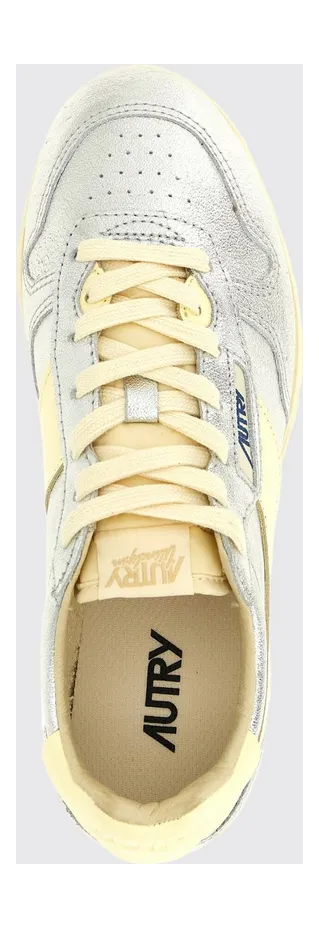 Autry Windspin Laminated Leather Sneakers Silver (WSLWAJ02AJ02) (3)