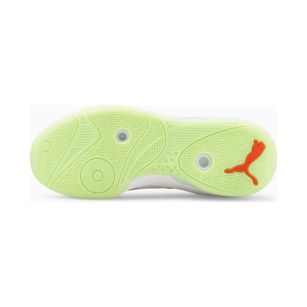 Puma Eliminate Power Nitro Handball Shoes Green/White/Orange (10646004)