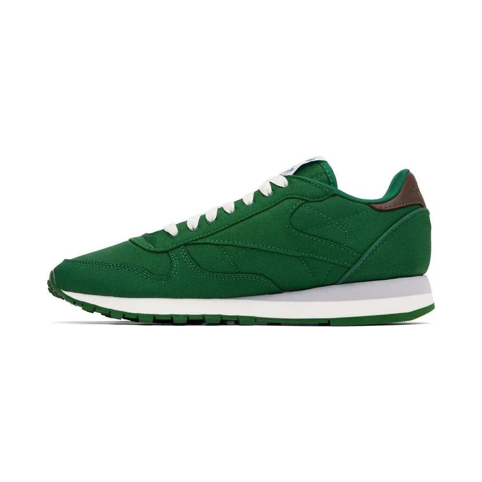 Reebok Classic Leather Shoes Dark Green / Chalk / Brush Brown (GX0285)