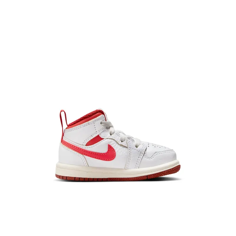 Air Jordan 1 Mid SE TD “White Dune Red” (FJ3466-160)