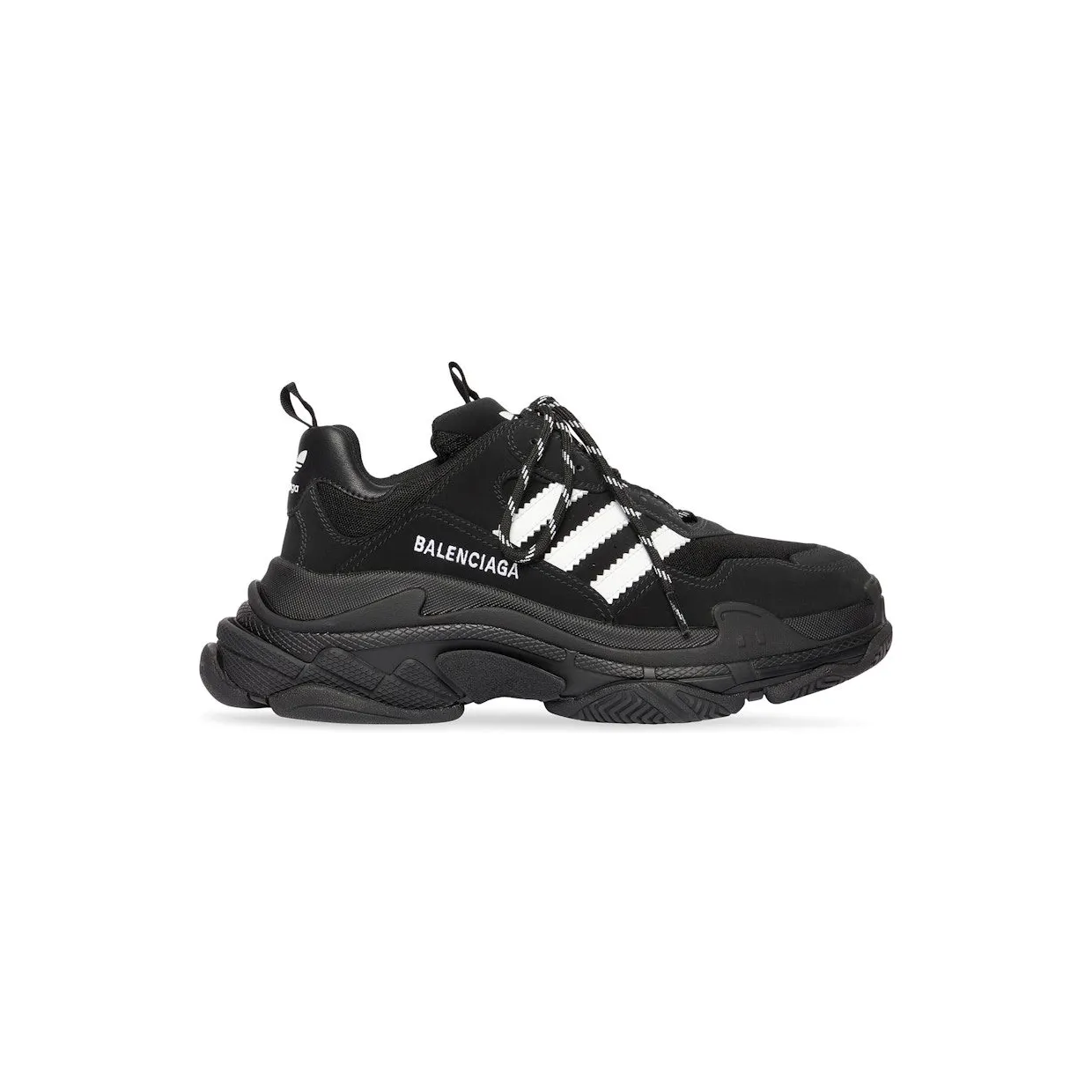 Balenciaga x adidas Triple S Black White (712764W2ZB21090)