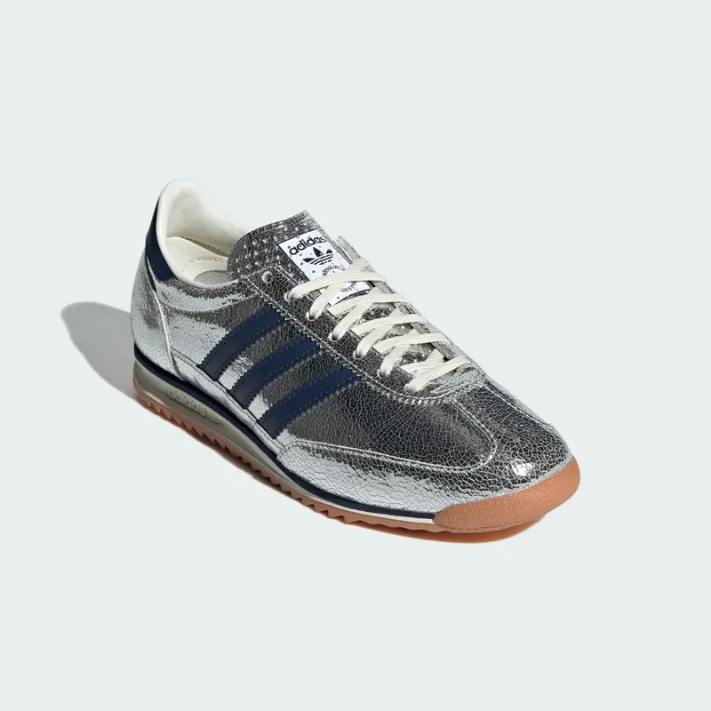 Adidas SL 72 OG Silver Metallic / Collegiate Navy / Off White (JH8654)