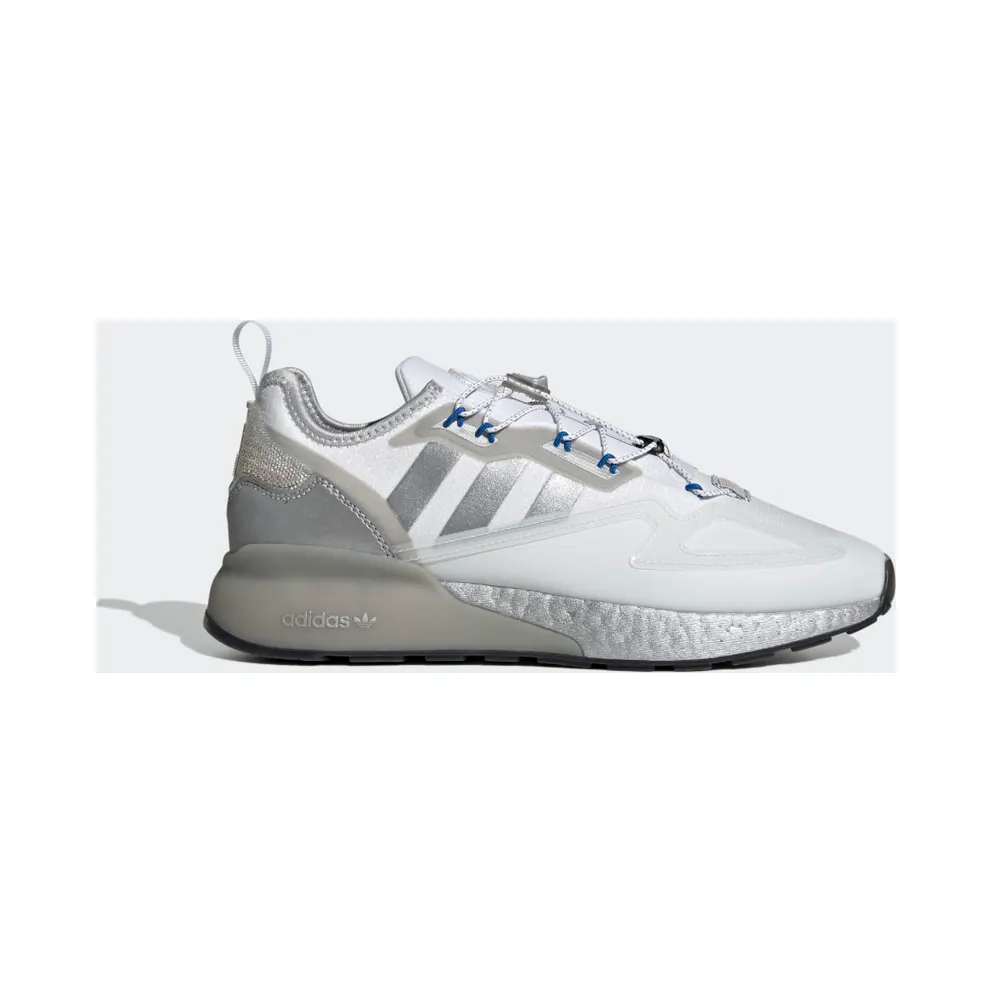 adidas ZX 2K Boost Schuh Cloud White / Silver Metallic / Core Black (GY1208)