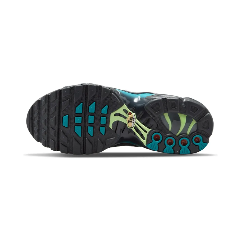 Nike Air Max Plus “Smoke Grey / Lime Glow / Off-Noir / Aquamarine” (DM3266-001)