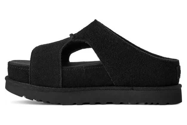 UGG Goldenstar Hi Cutout Slide Black (1175132-BLK)