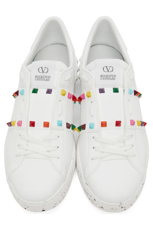Valentino Garavani White & Multicolor Open For A Change Sneakers (XY2S0931PZQ) (5)