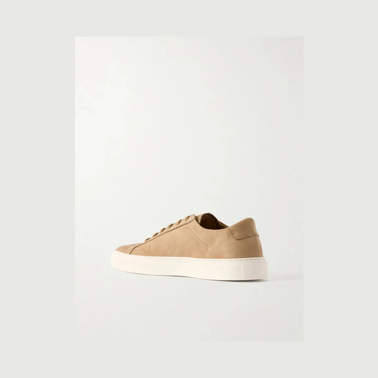 Common Projects Achilles Nubuck Sneakers Tan (2613) (4)