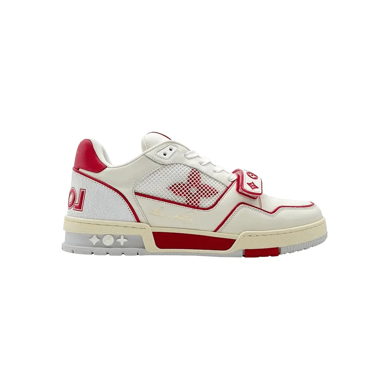 Louis Vuitton Trainer Red Mesh (1A98VL)