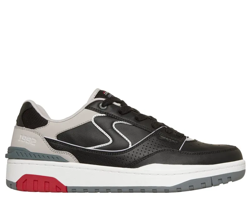 Skechers S-1992 “Argent Sneaker Black / Red” (254175BKRD)