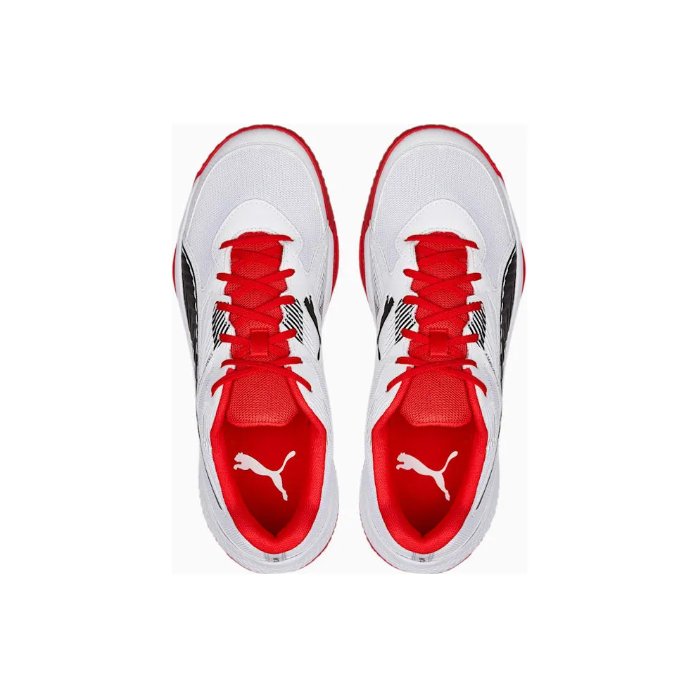 Puma Solarflash II Indoor Sports Shoes White/Black/Red (106882-04)