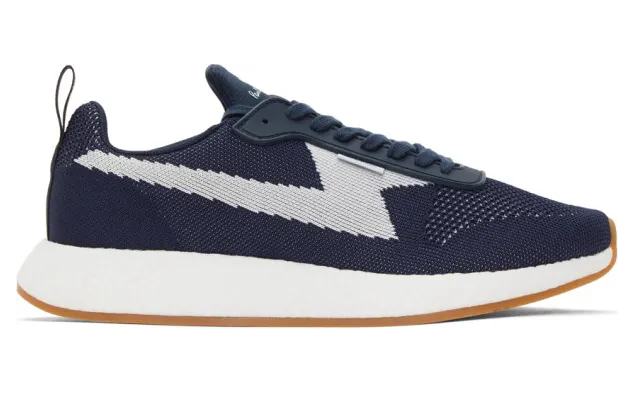 PS by Paul Smith Navy and White Knit Zeus Sneakers (M2S-ZEU02-EPLY)