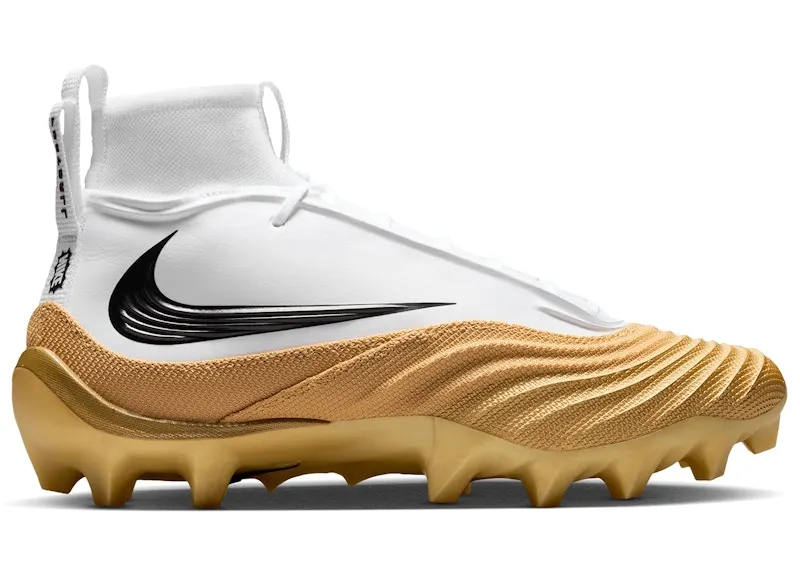 Nike Alpha Menace 5 Pro White Metallic Gold Black (HV7020-103)