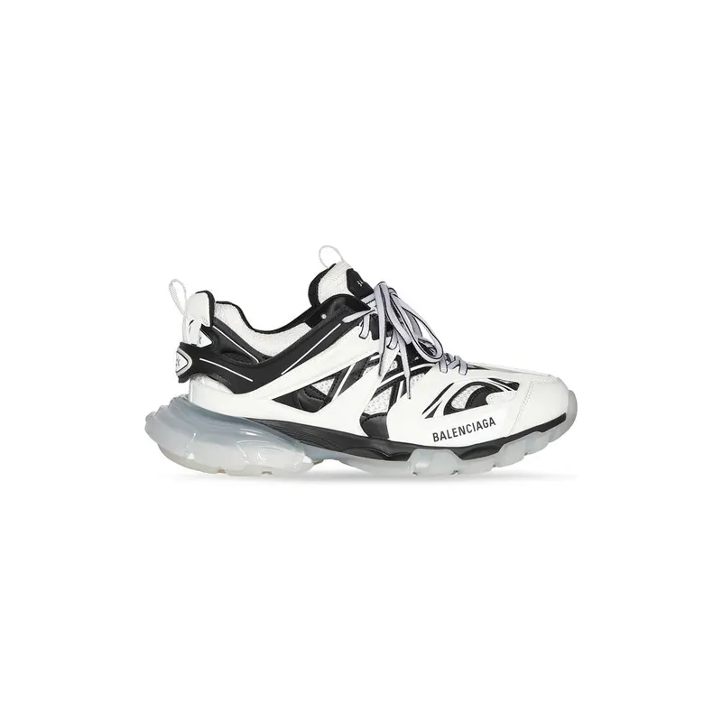 Balenciaga Track Clear Sole White/Black (W) (647741W3BZ29010)