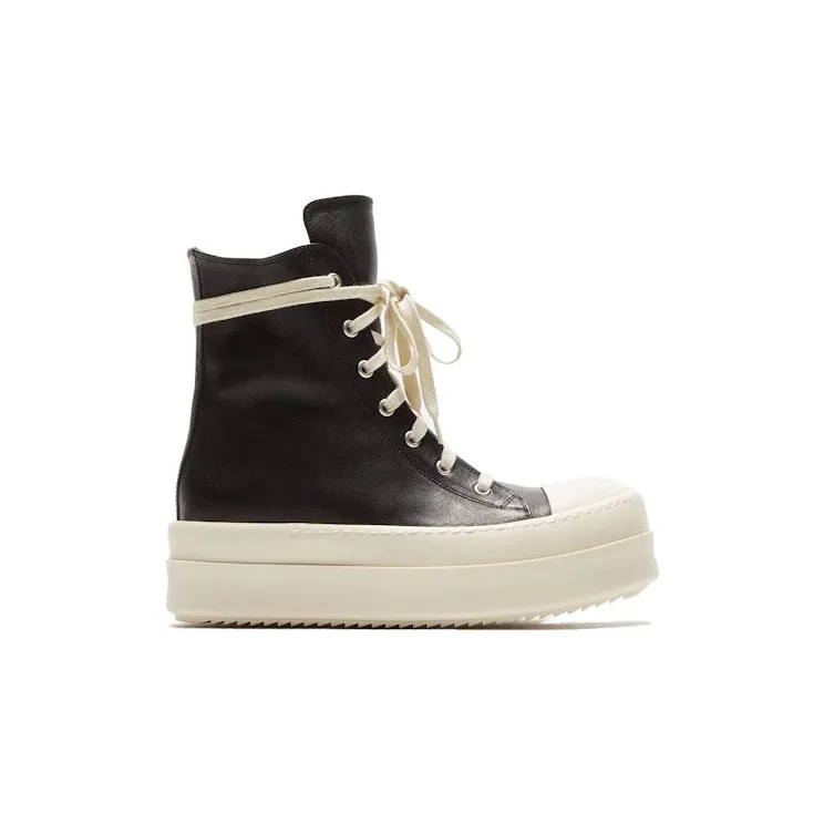 Rick Owens Runway Mega Bumper High Black Milk (RO02C1859 LOO 911)