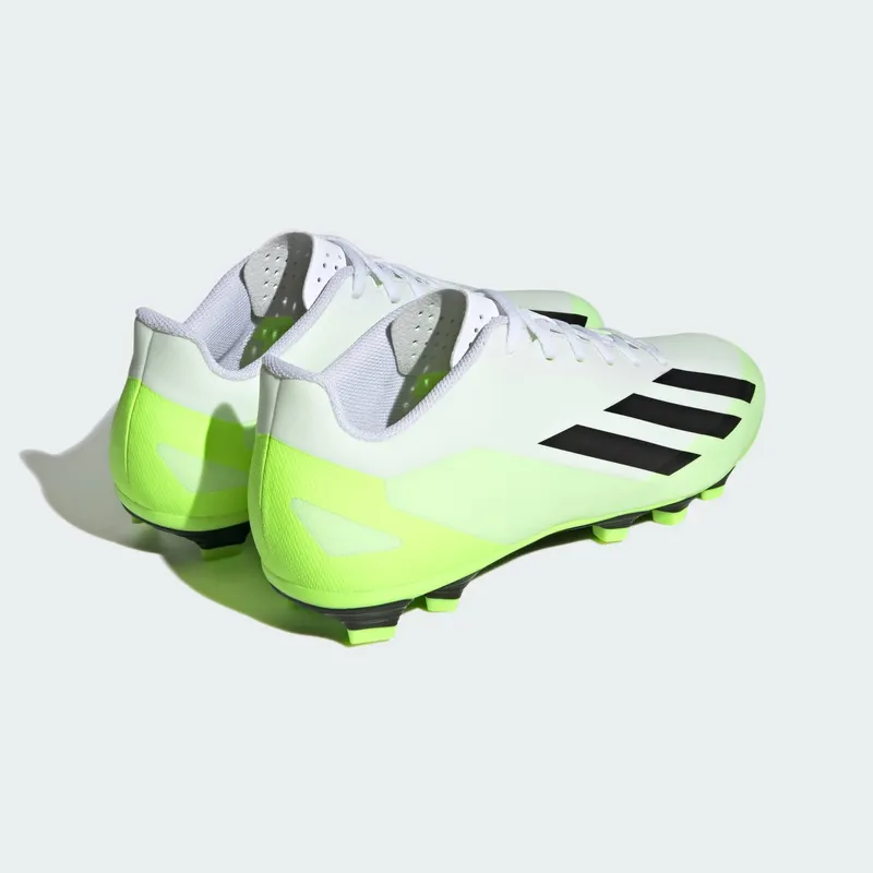 adidas X Crazyfast.4 FG Cloud White Core Black Lucid Lemon (HQ4535)