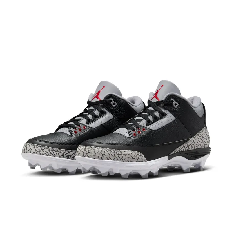 Jordan 3 Mid Retro TD “Black Cement” (FZ8626-001)