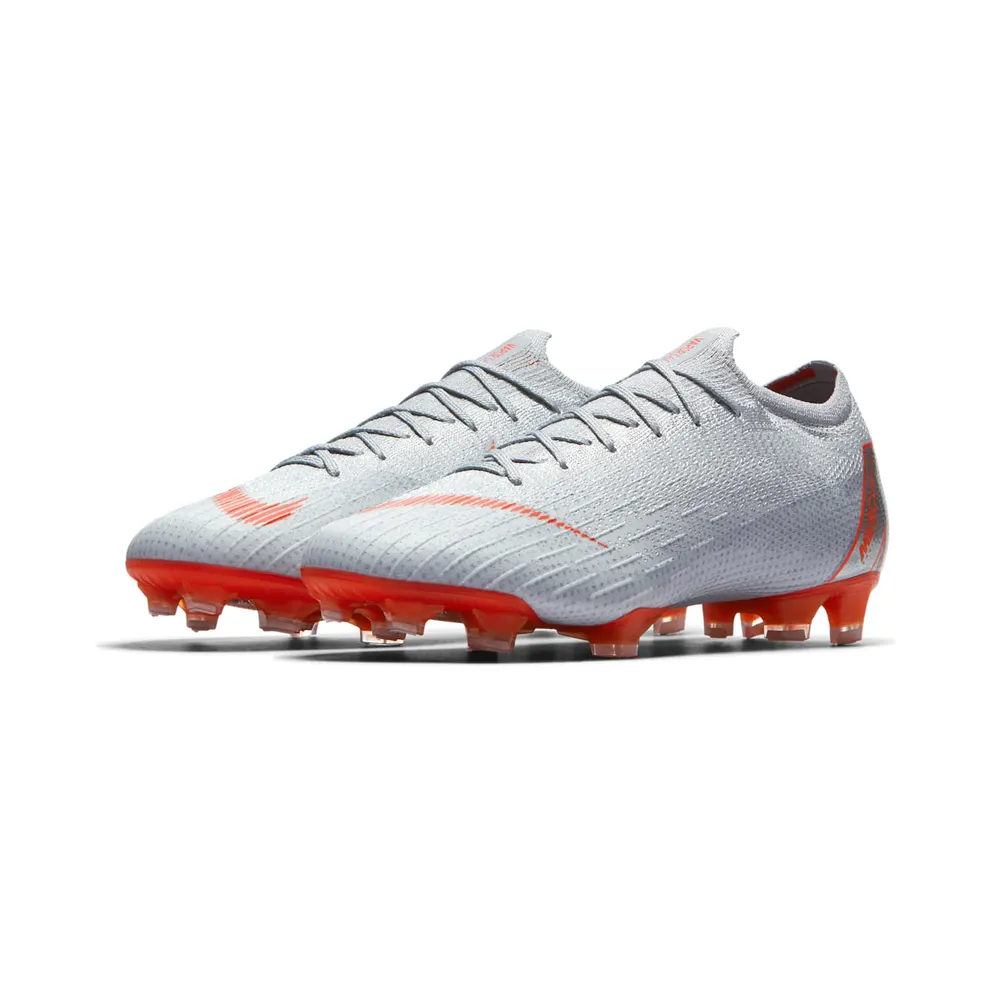 Nike Vapor 12 Elite FG Wolf Grey Crimson (AH7380-060)