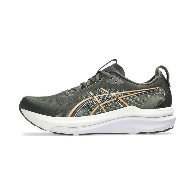 ASICS GEL-KAYANO 33 “Vintage Khaki / Bright Sunstone” (1011C167-200)
