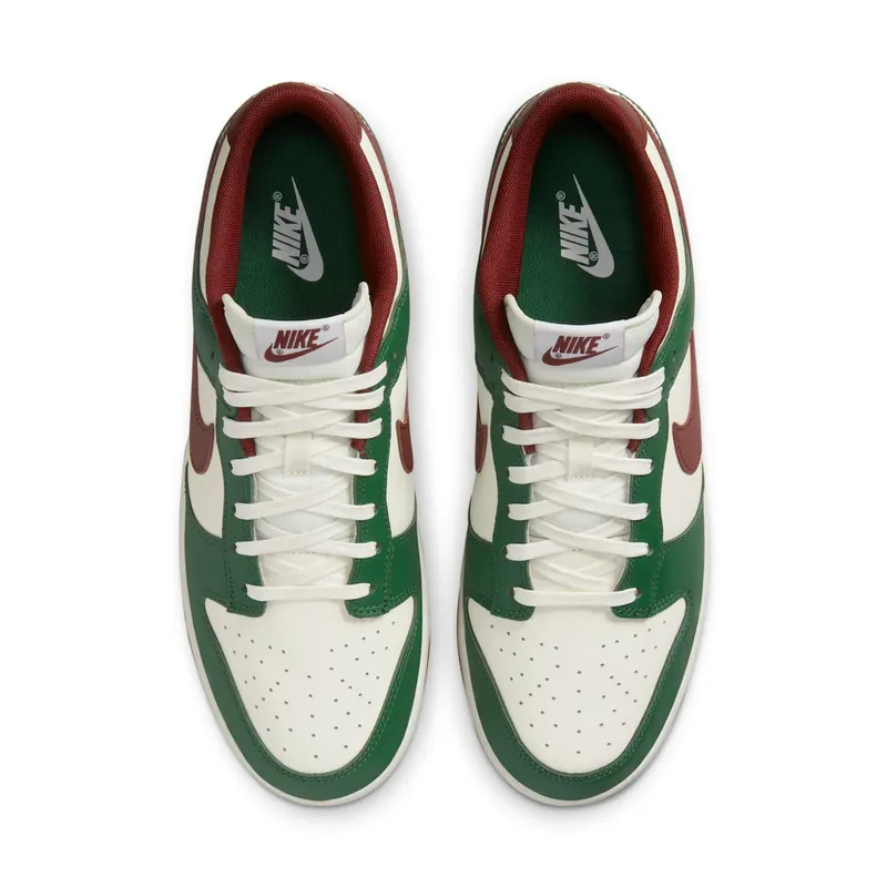 Nike Dunk Low Retro “Gorge Green / Team Red” (FB7160-161)