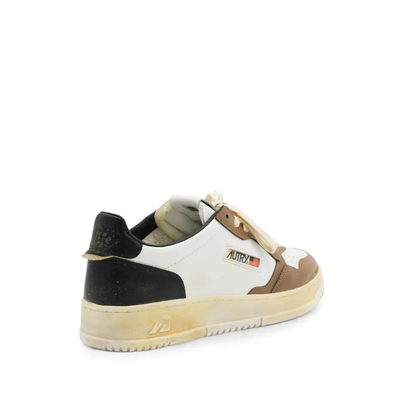 Autry Super Vintage Leather “White/Brown” (AVLM SV60)