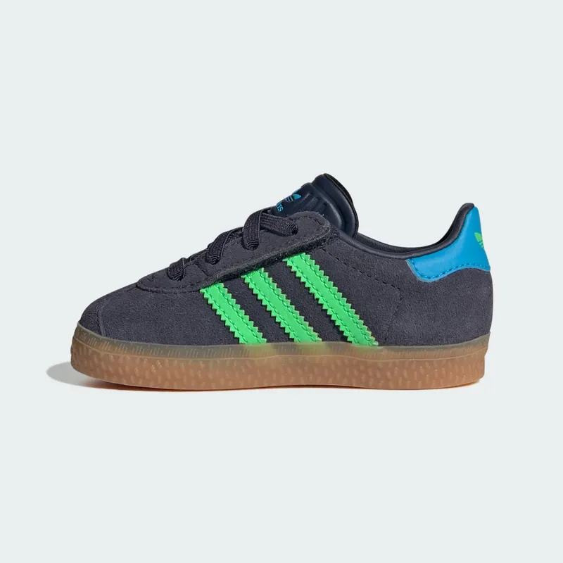adidas Gazelle Comfort Closure Shadow Navy Screaming Green (IH6476)