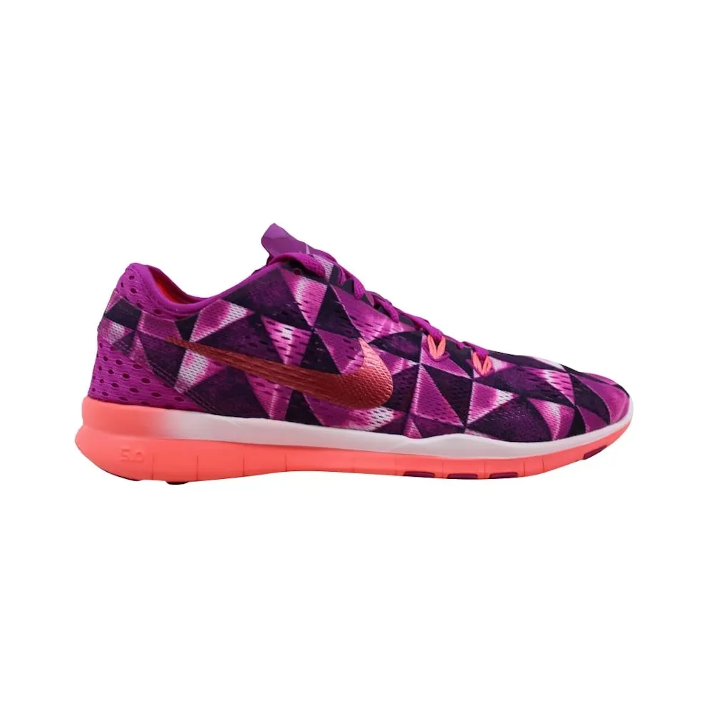 Nike Free 5.0 TR FIT 5 PRT Fuchsia Flash/Hot Lava-Fuchsia Glow-White (W)