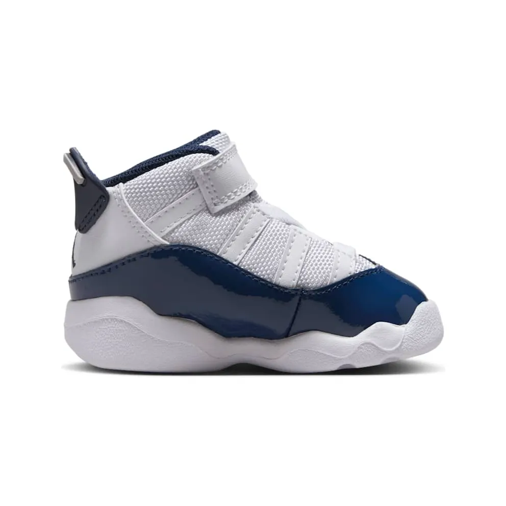 Jordan 6 Rings White Neutral Grey Midnight Navy (323420-124)
