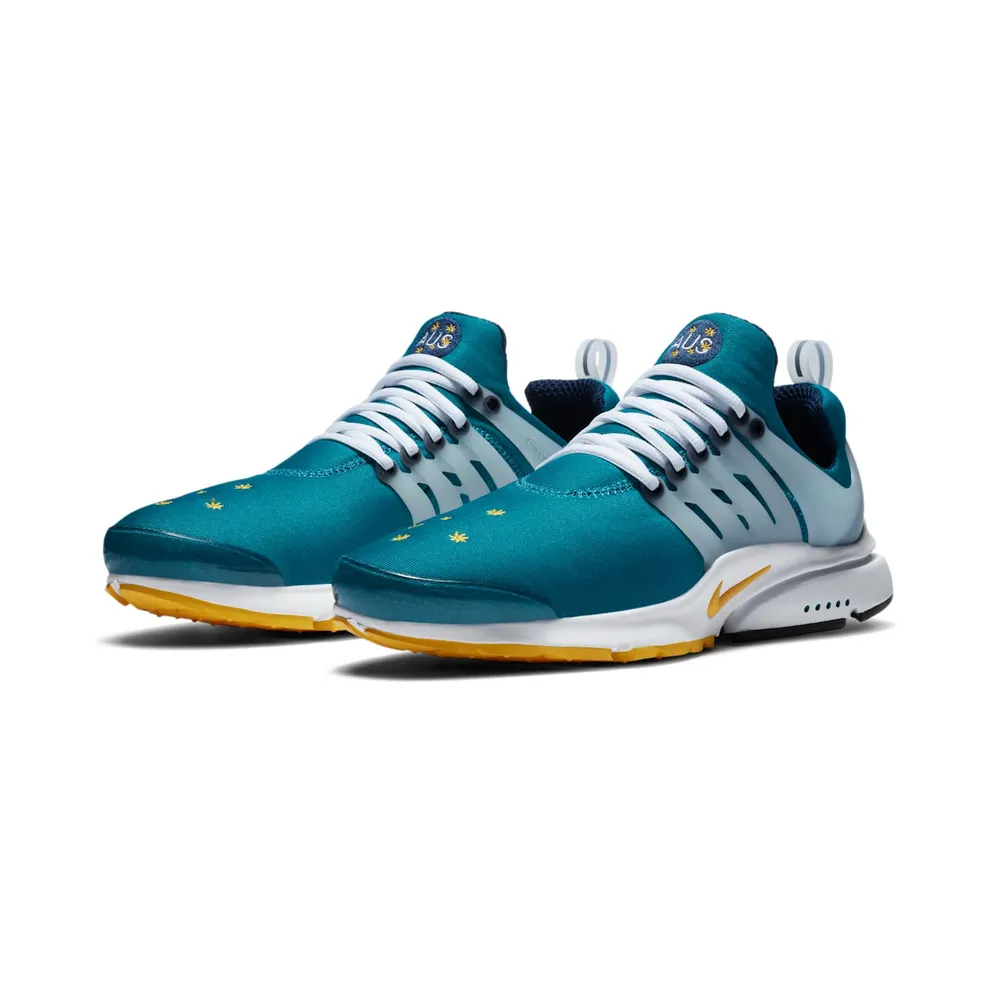 Nike Air Presto Australia Olympic (2020) Fresh Water/Tour Yellow-Midnight Navy-White (CJ1229-301)