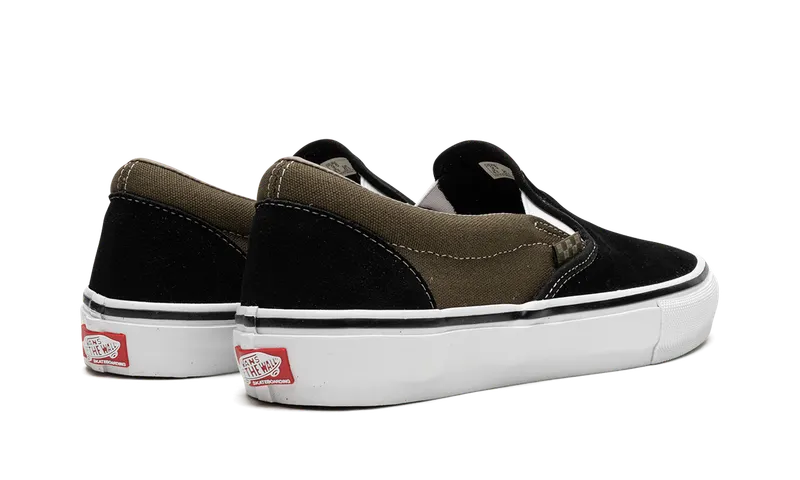 Vans Skate Slip-On “Black / Olive” (VN0A5FCAB1V)